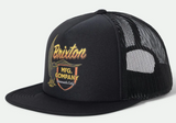 BRIXTON BLACK HIGHLINE NETPLUS TRUCKER HAT