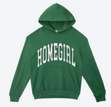 HOMEGIRL EMERALD GREEN VARSITY HOODIE