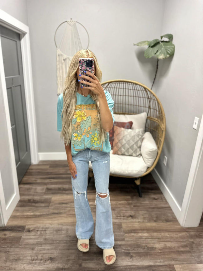 BILLABONG DAYLIGHT BLOOMS SHORT SLEEVE TEE