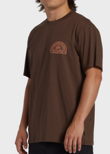 MENS BILLABONG COFFEE BEAN SUN UP TEE