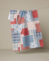 GEOMETRY STARS AND STITCHES TEA TOWEL