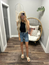 KATHY HIGH RISE PERFECT BERMUDA SHORTS