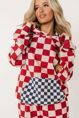 BLOCK PARTY RED WHITE BLUE HOODIE