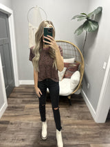 PERFECTLY PLUM LEOPARD TOP