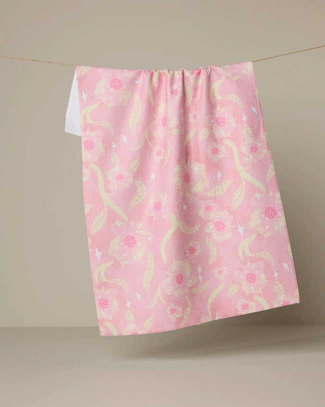 GEOMETRY FAIRY DUST FLORAL TEA TOWEL