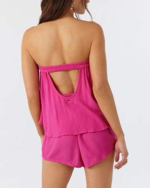 O'NEILL BARBIE PINK LEILA ROMPER