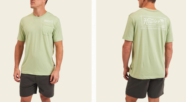 MENS HOWLER BROS JULEP TROPIC OF HOWLER POCKET TEE