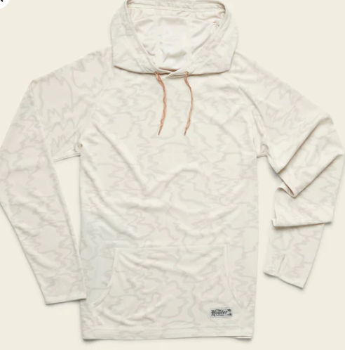 MENS HOWLER BROTHER LOGGERHEAD HOODIE OFF WHITE