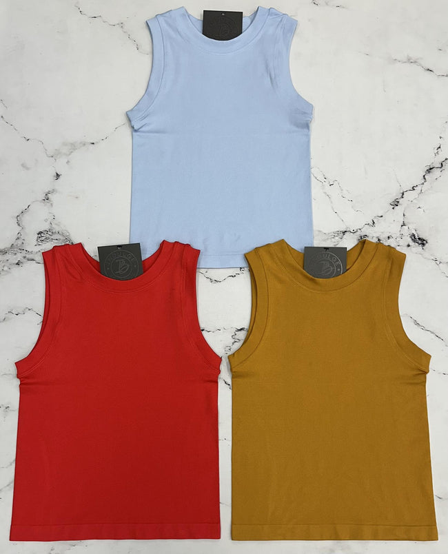 WHO AM I SMOOTH CAMEL FULL LENGTH TANK