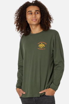 MENS QUIKSILVER CLIMBING IVY SOLO ARBOL LONG SLEEVE TEE
