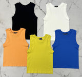 WHO AM I LEMON FULL LENGTH SMOOTH TANK TOP
