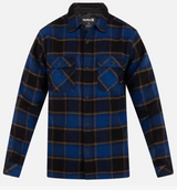 MENS HURLEY SANTA CRUZ SHORELINE BLUE FLANNEL