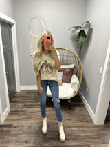 CREAM FIND YOUR WILD GRAPHIC TEE