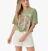 ONEILL PEACE FLOWER GRAPHIC TEE