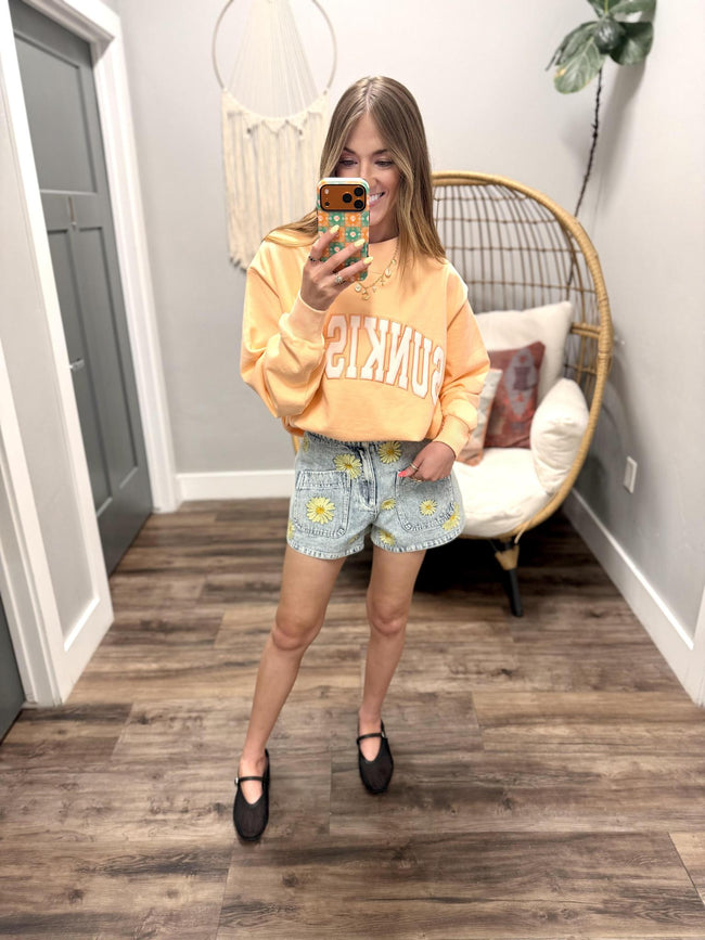 COLBIE DAISY DENIM SHORTS