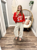 SANDRA MULTI BALLOON STRIPE PANTS