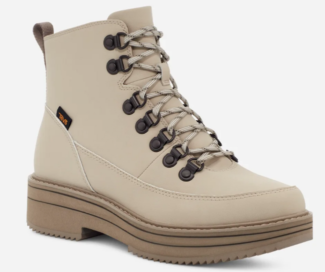 TEVA MIDFORM FEATHER GREY LACE UP BOOT