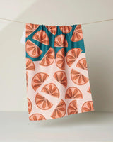 GEOMETRY CITUS SLICES TEA TOWEL