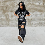 BLACK AMERICAN MADE GRAPHIC TEE