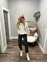 MCKAI PALM TREE KNIT SWEATER TOP