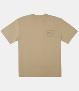 MENS RVCA BALANCE CAFE T-SHIRT KHAKI