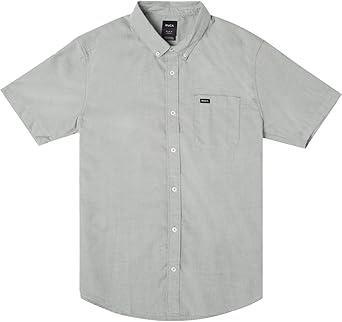 MENS RVCA THAT'LL DO STRETCH BUTTON UP TOP