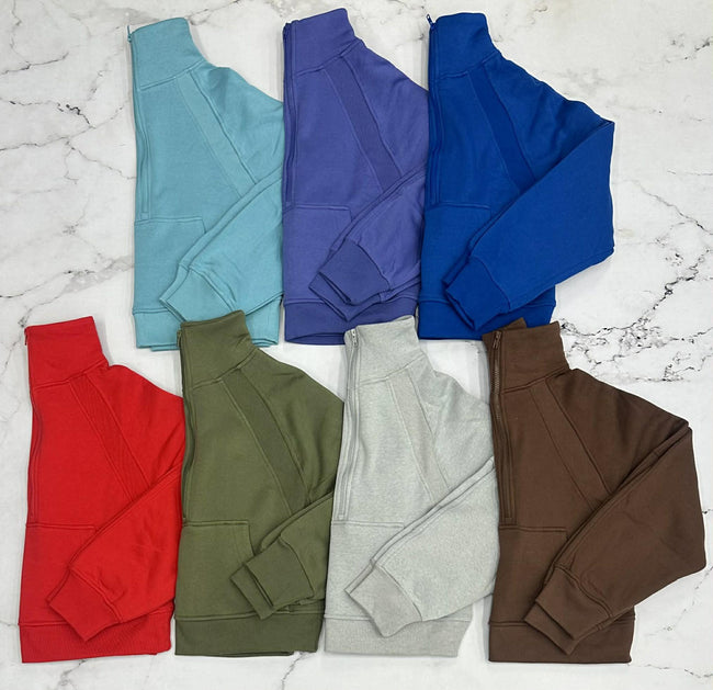 BLACK FRIDAY HALF ZIP VARSITY *FINAL SALE*