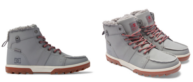 MENS DC GREY WOODLAND BOOTS