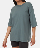 TENTREE LIGHT URBAN GREEN REGENERATIVE OVERSIZED TEE