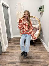 SHANNA CROCHET OPEN KNIT SWEATER TOP
