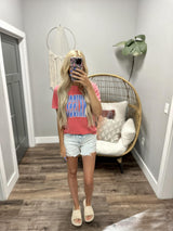 BRITTS FAV ACID WASH DENIM SHORTS