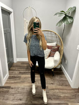 PERFECTLY SLATE LEOPARD TOP