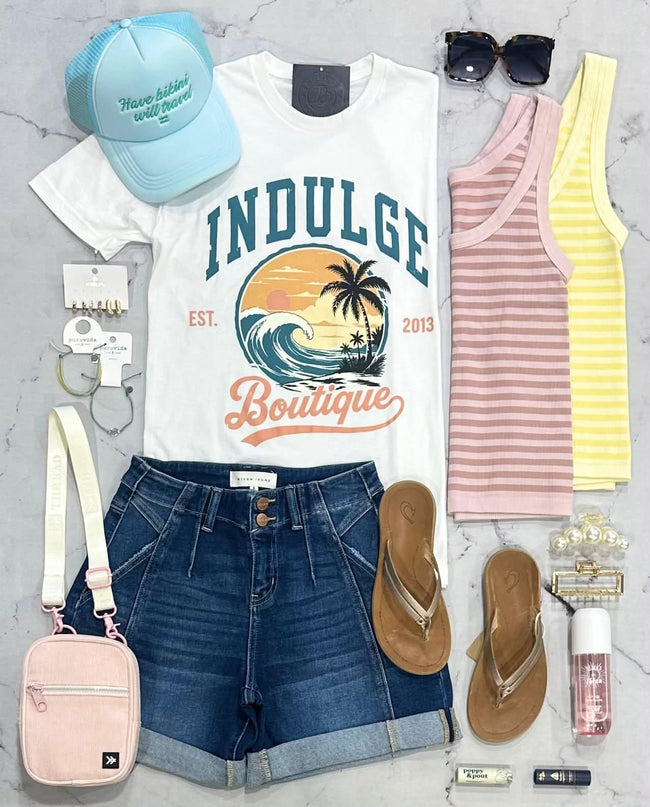 INDULGE GRAPHIC TEE