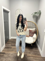 CREAM WANDERLUST GRAPHIC TEE