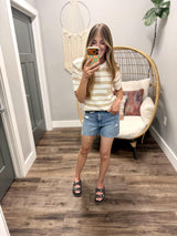SIENNA HIGH RISE MIDI SHORTS
