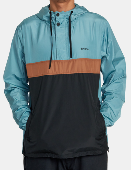 MENS RVCA MEYER PACKABLE ANORAK JACKET