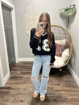 NAOMI BLACK 32 KNIT SWEATER TOP
