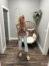 MAUVE WANDERLUST GRAPHIC TEE