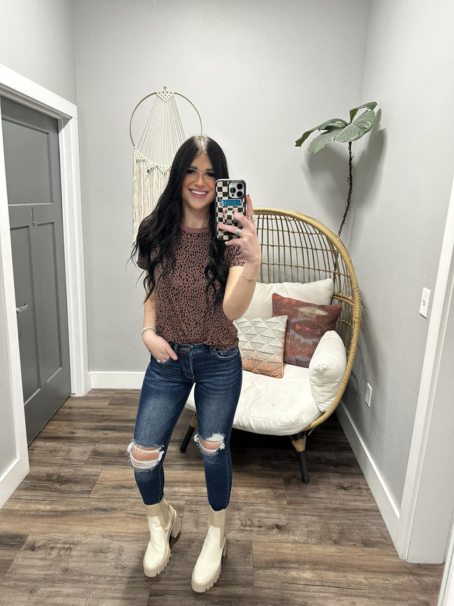 PERFECTLY PLUM LEOPARD TOP