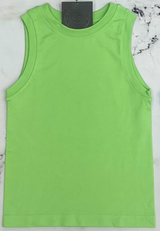MELON GREEN FULL LENGTH WHO AM I SMOOTH TANK TOP
