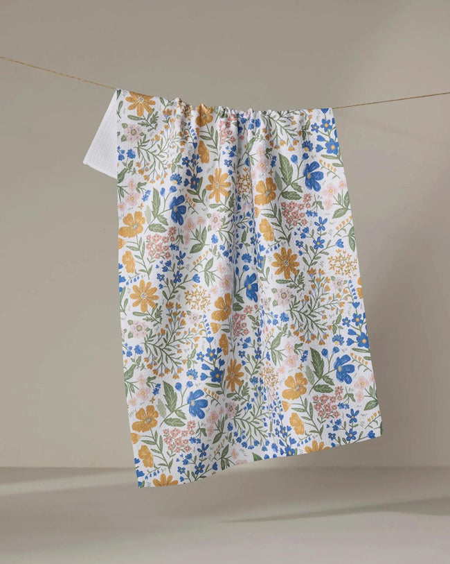 GEOMETRY COATTAGE MEADOW PASTEL TEA TOWEL
