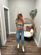 ONEILL PEACH SALT WATER SURFER GRAPHIC TEE