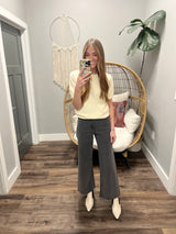 STEFANIE IVORY SWEATER TOP