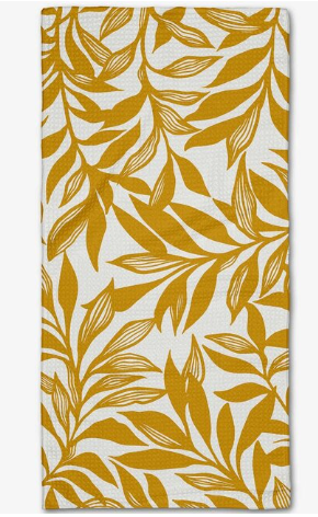GEOMETRY SAFFRON BAR TOWEL