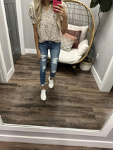 BREATH OF SPRING PUFF SLEEVE BLOUSE