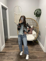 TRACY LIGHT ACID WASH DENIM VEST