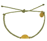 PURA VIDA SAGE SUNRISE GOLD CHARM BRACELET