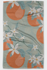 GEOMETRY ORANGE BLOSSOM TEA TOWEL