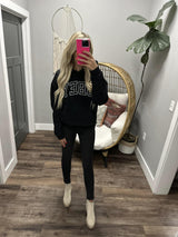 OBEY BLACK INSTITUTE EXTRA HEAVY HOODIE