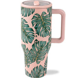HYDROJUG 40 OZ PALM LEAF TRAVELER TUMBLER